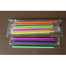 Custom Party Disposable Individually Wrapped Flexible Plastic Drinking Straws